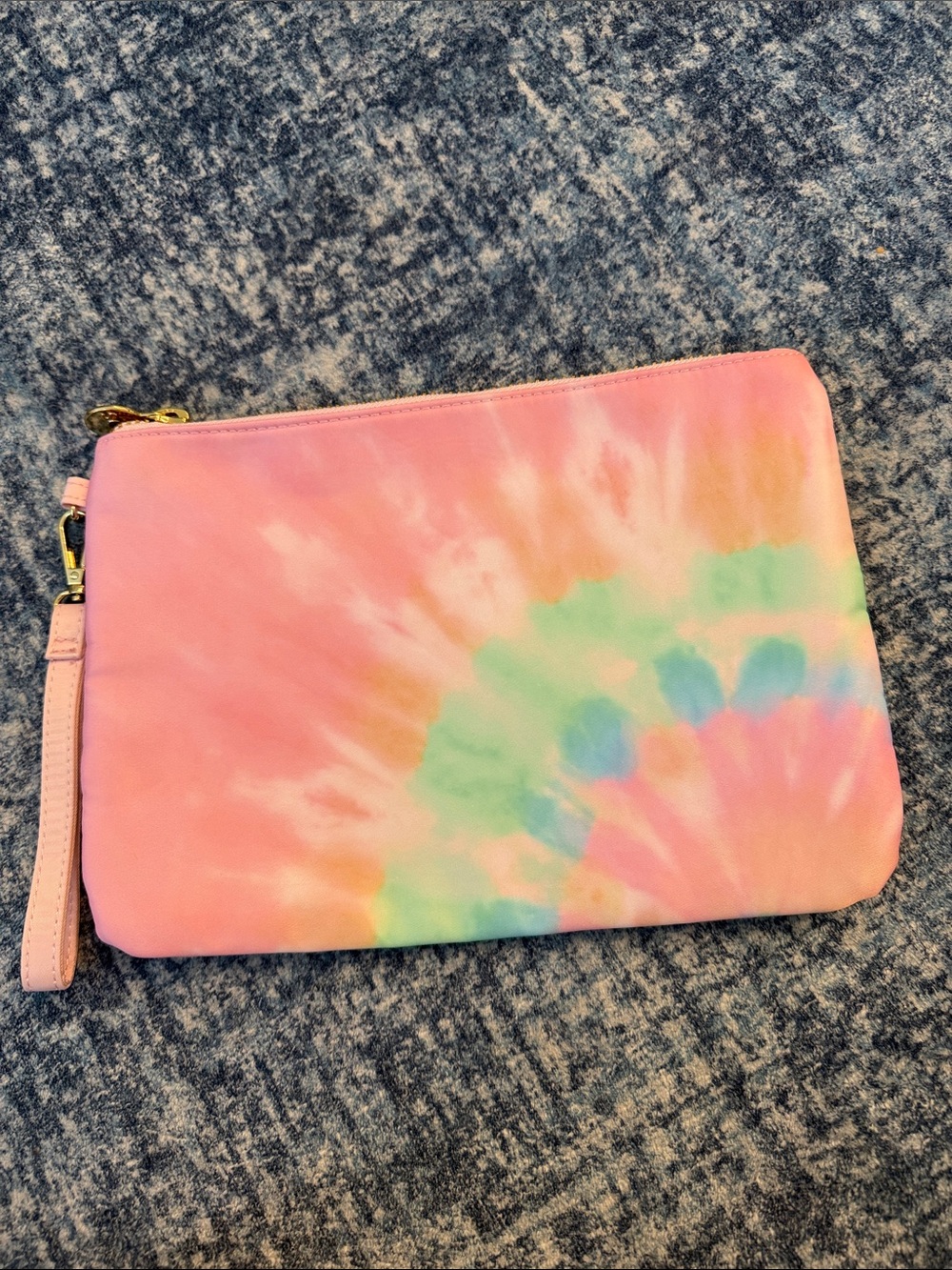 Target Stoney clover Pastel Tie-Dye Pink Wristlet Pouch